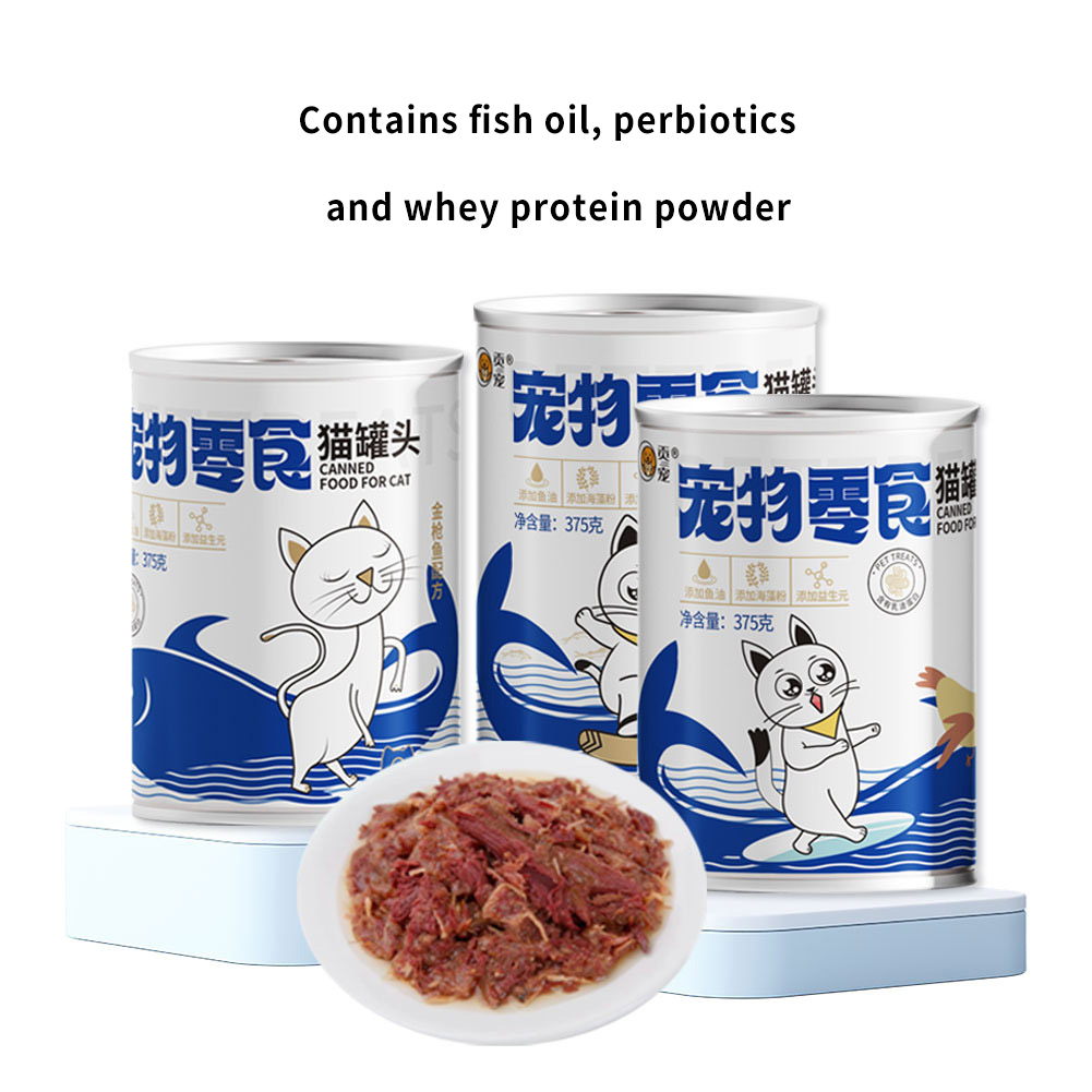 Wet cat food tuna series (375g can)