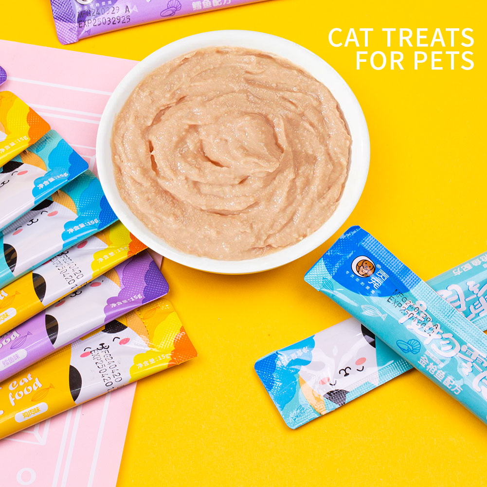 Lickable cat treats