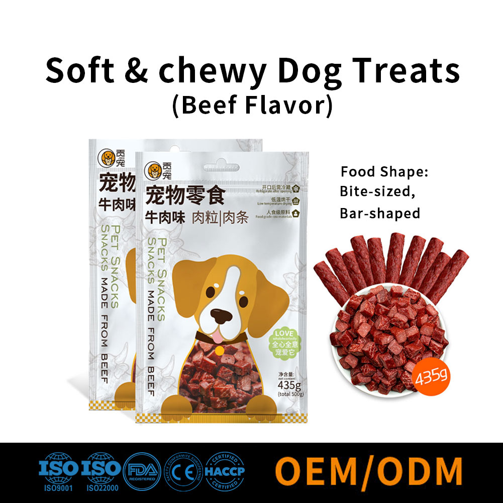 Soft & chewy Dog Treats (Beef flavor)